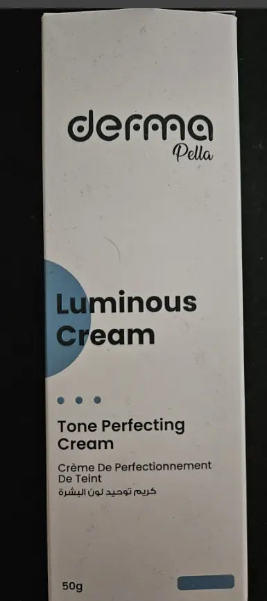 Derma Pella Luminous Tone Perfecting Cream - Radiant Skin in a Jar - Reduce Dark Spots & Fine Lines, Enhance Glow - Natural Ingredients-Luminous Skin Care Derma Pella