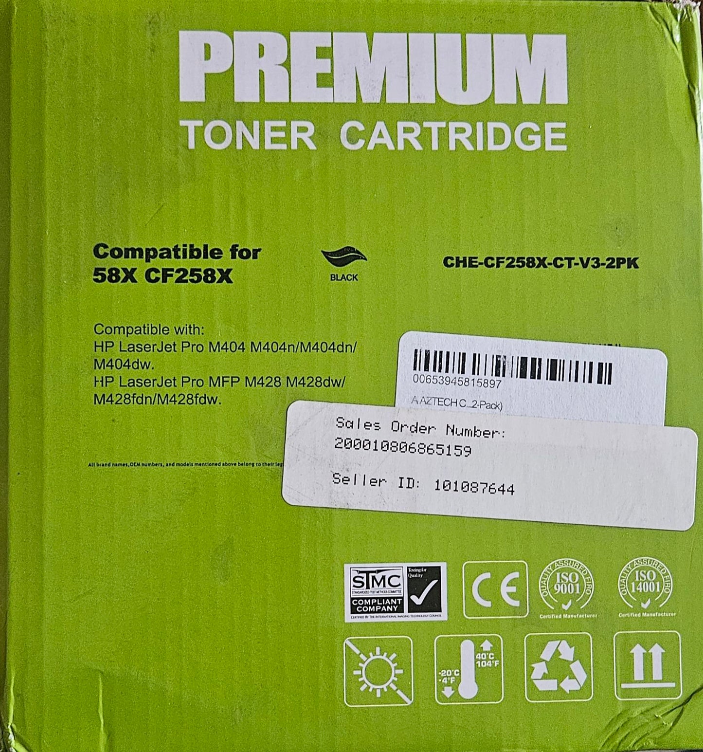 Aztech Compatible Toner Cartridge Replacement for HP 58X CF258X 58A CF258A for HP Pro M404n M404dn M404dw MFP M428fdw M428dw M428fdn High Yield Printer Toner (4 Pcs set) Y Pay More