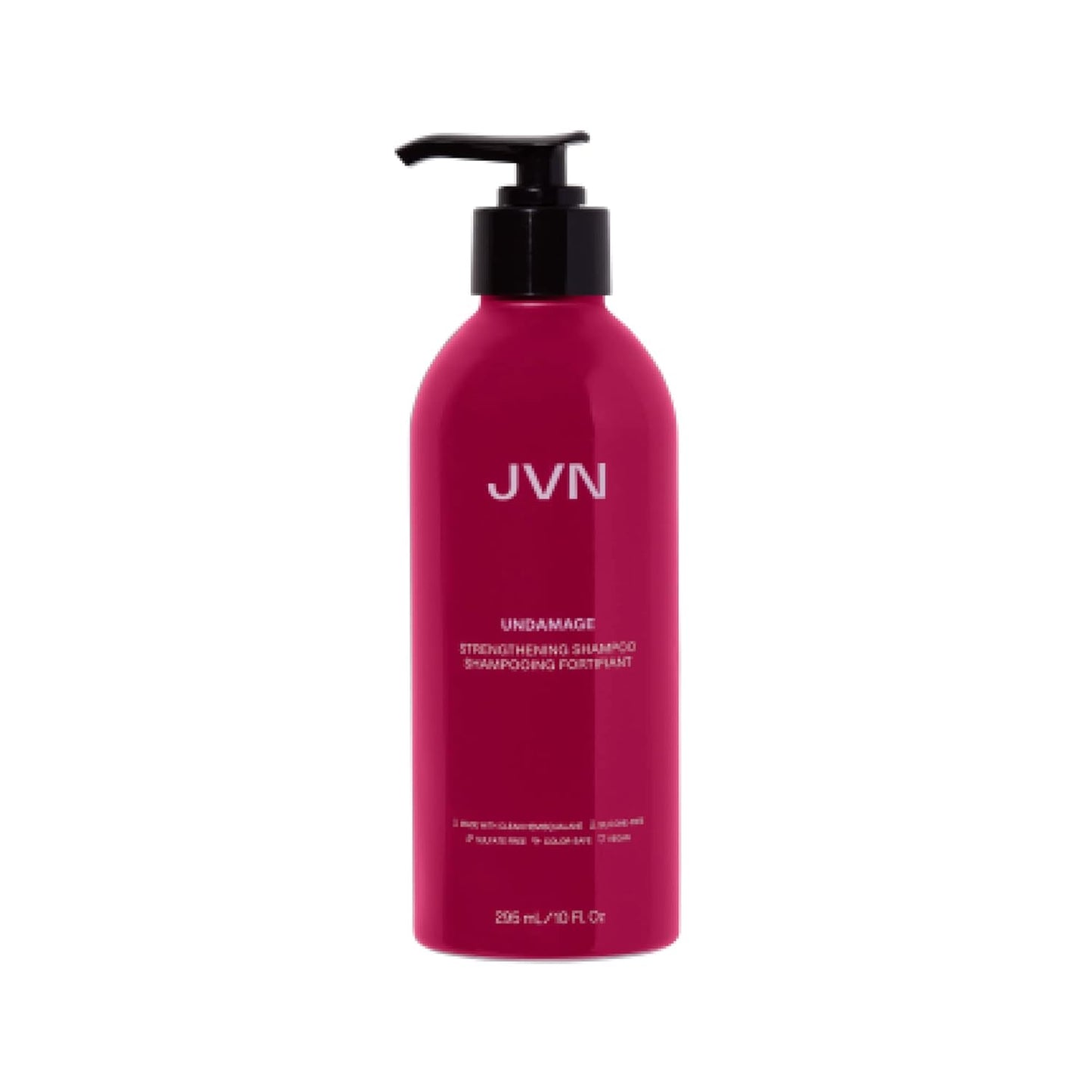 JVN Undamage Strengthening Shampoo, Reparative Shampoo for Dry Hair, Smooths Strands and Repairs Hair, Sulfate Free (10 Fl Oz) Y Pay More