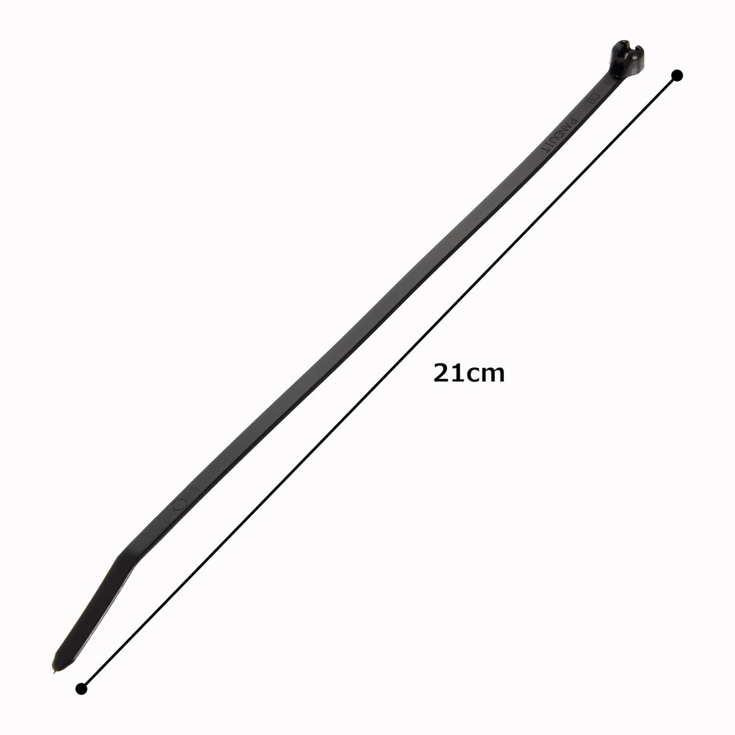 Panduit BT2S-M0 Cable Tie, Metal Barb, Standard, Weather Resistant Nylon 6.6, 8.0-Inch Length, Black (200-Pack) Y Pay More