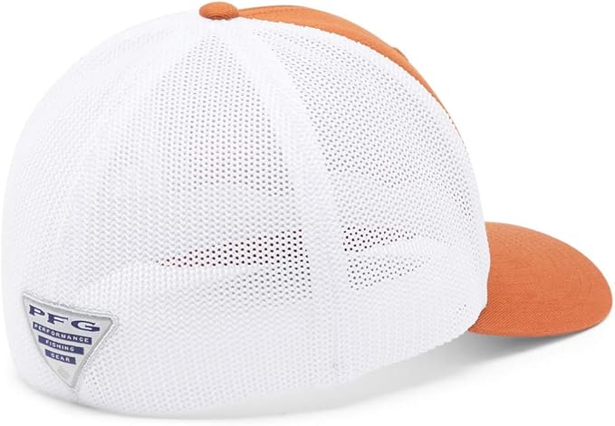 Columbia Unisex Collegiate Mesh Ball Cap Tex - Orange, S/M - Memorial Day Sale Columbia