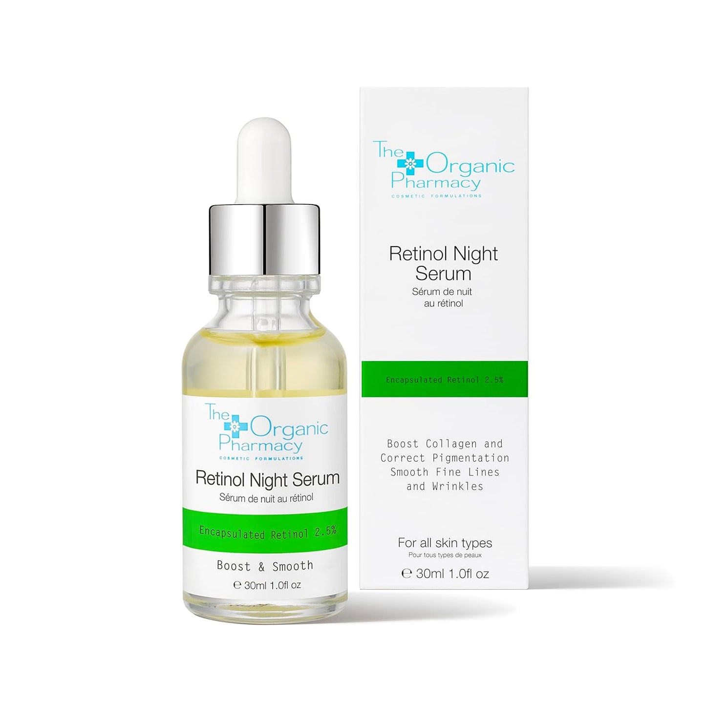 The Organic Pharmacy - Retinol Night Serum 30 ml - Dark Spot Correction (Pack-2) Y Pay More