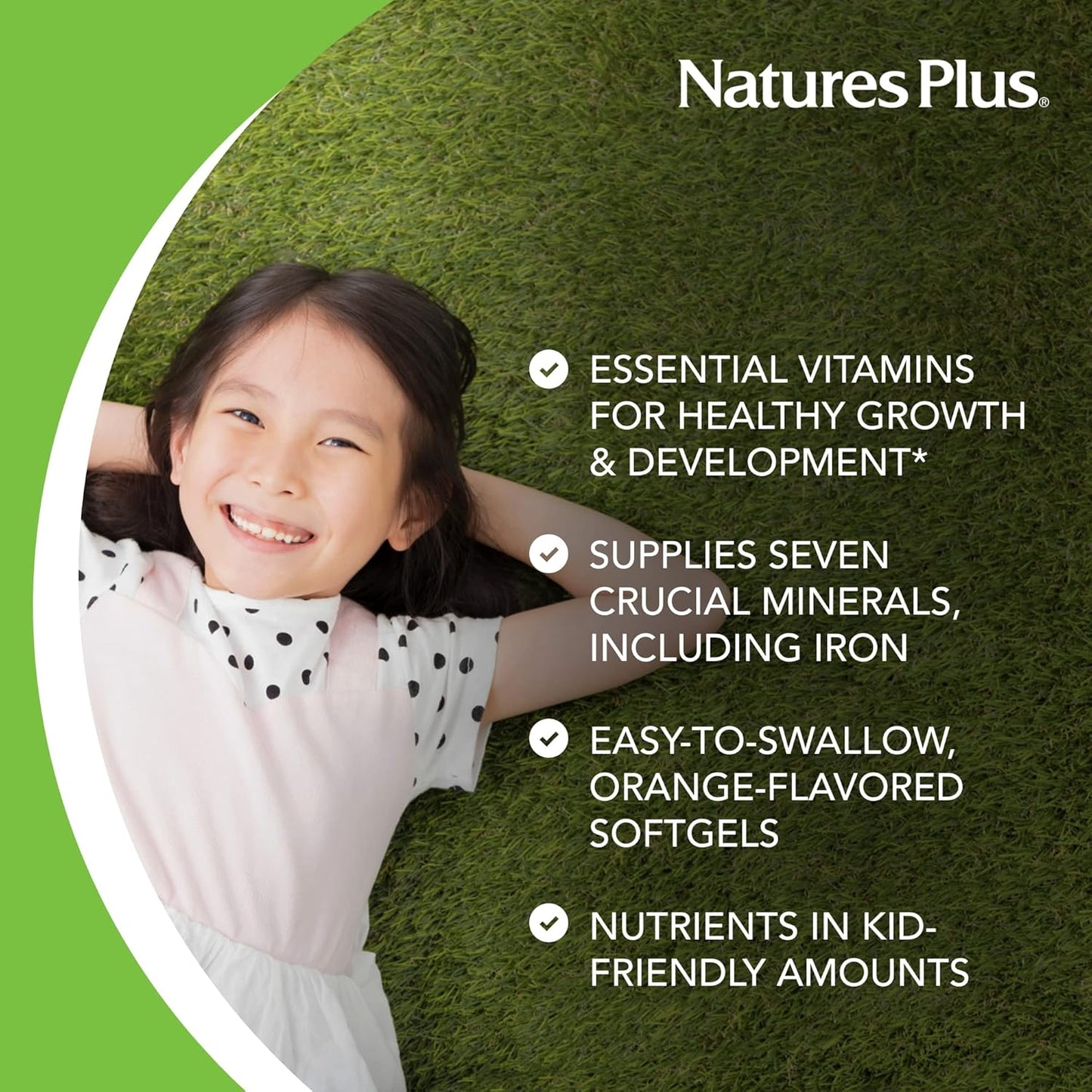 NaturesPlus Children's Vita-Gel 180 Softgel Orange Flavor | Supplement Clearance