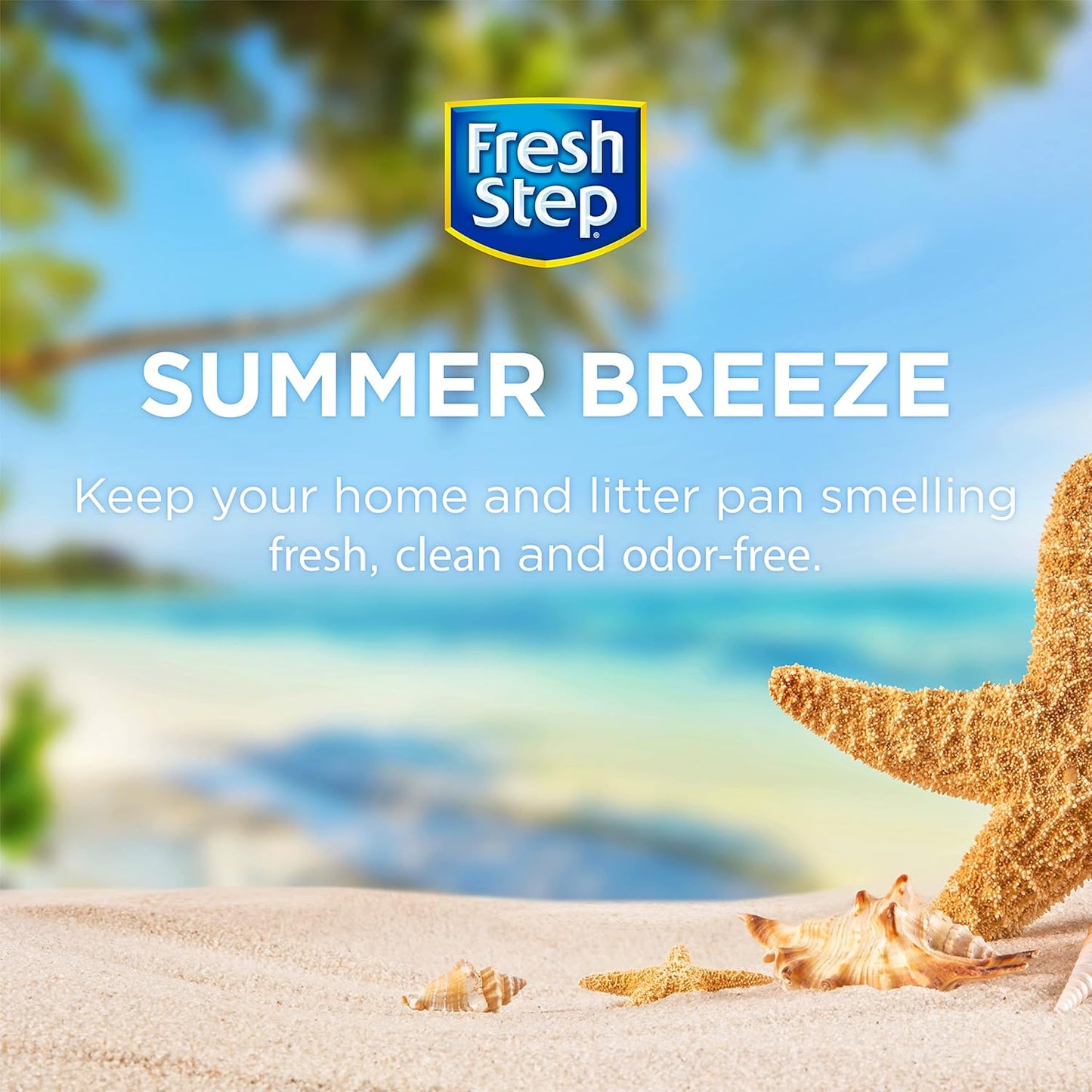 Fresh Step Cat Litter Crystals in Fresh Scent Cat Litter Box Deodorizer Combats Cat Odors and Neutralizes Smells to Keep Your Home Clean, 15 Ounces (Pack of 3) Y Pay More