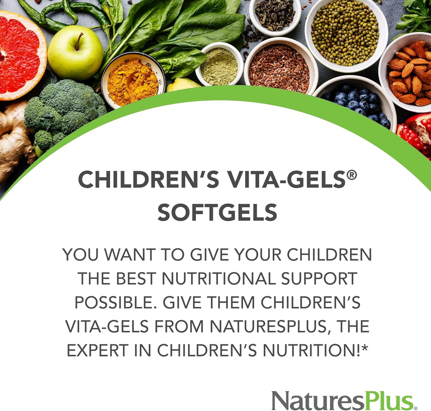 NaturesPlus Children's Vita-Gel 180 Softgel Orange Flavor | Supplement Clearance