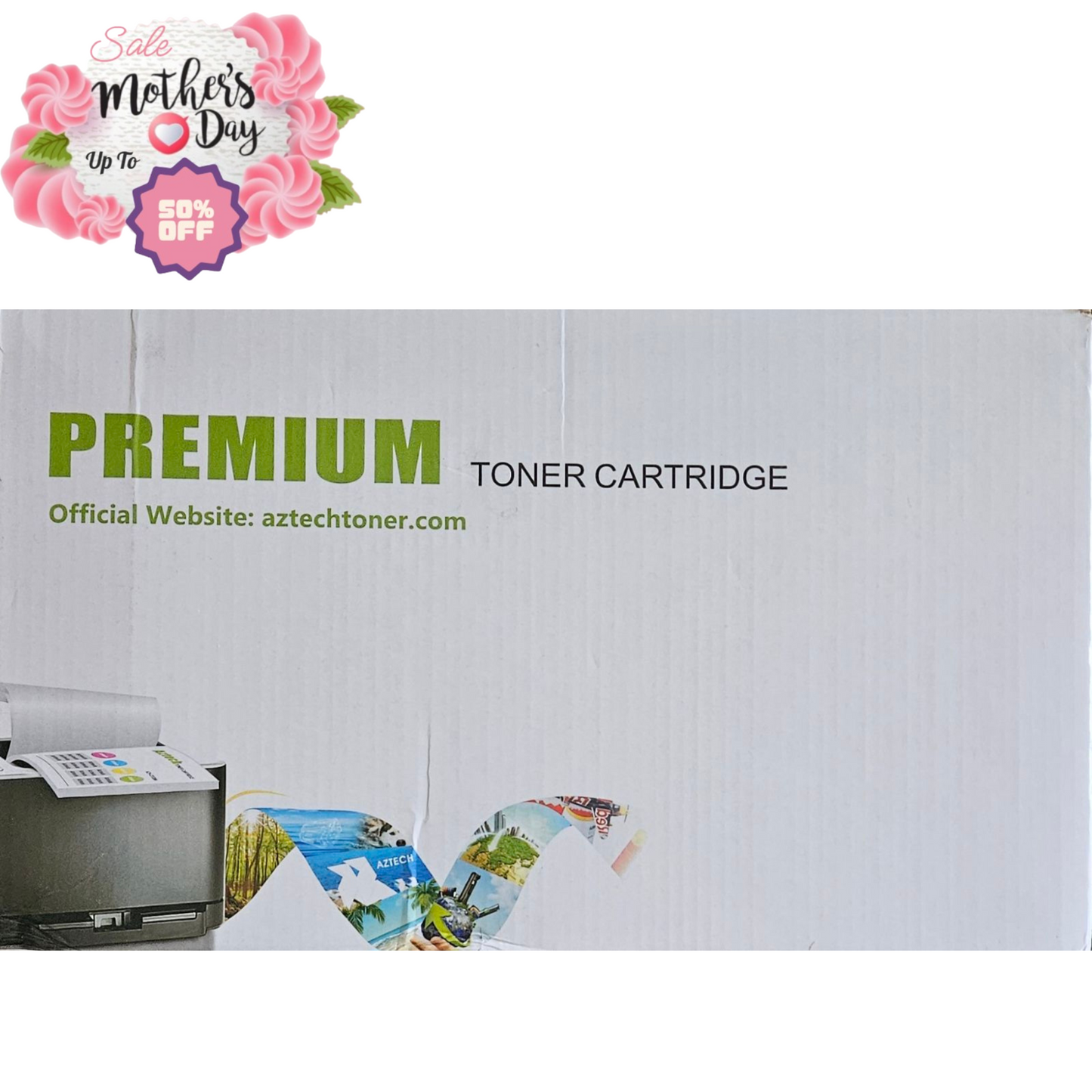 Aztech Printer Toner Cartridge for HP, Pro & MFP (2 Pcs) | Mother's Day Special Y Pay More