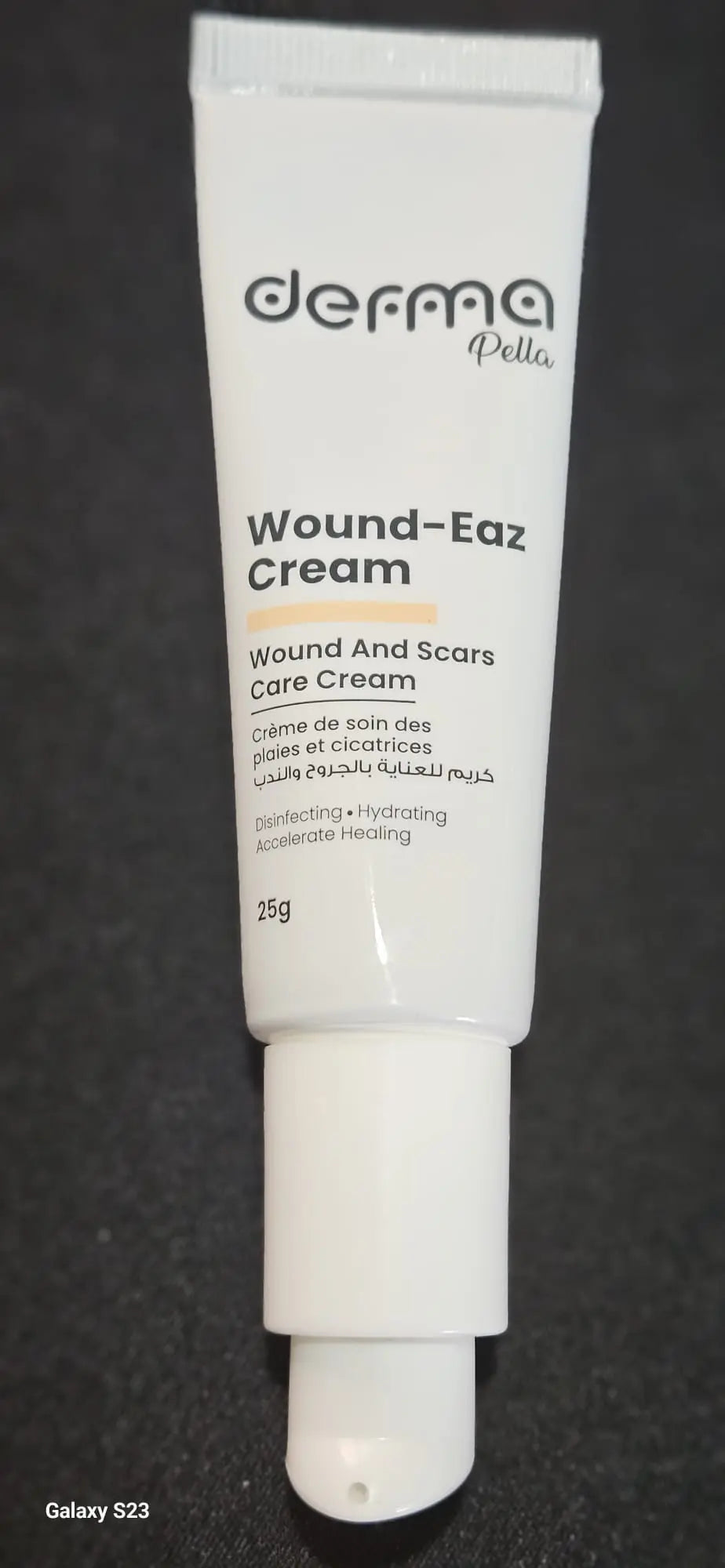 Derma Pella Scar-Fade Cream 25g - Wound-Eaz Formula for Fast Healing & Scar Reduction - Effective New Scar Care for Smooth Skin - Dermatologist-Recommended Derma Pella