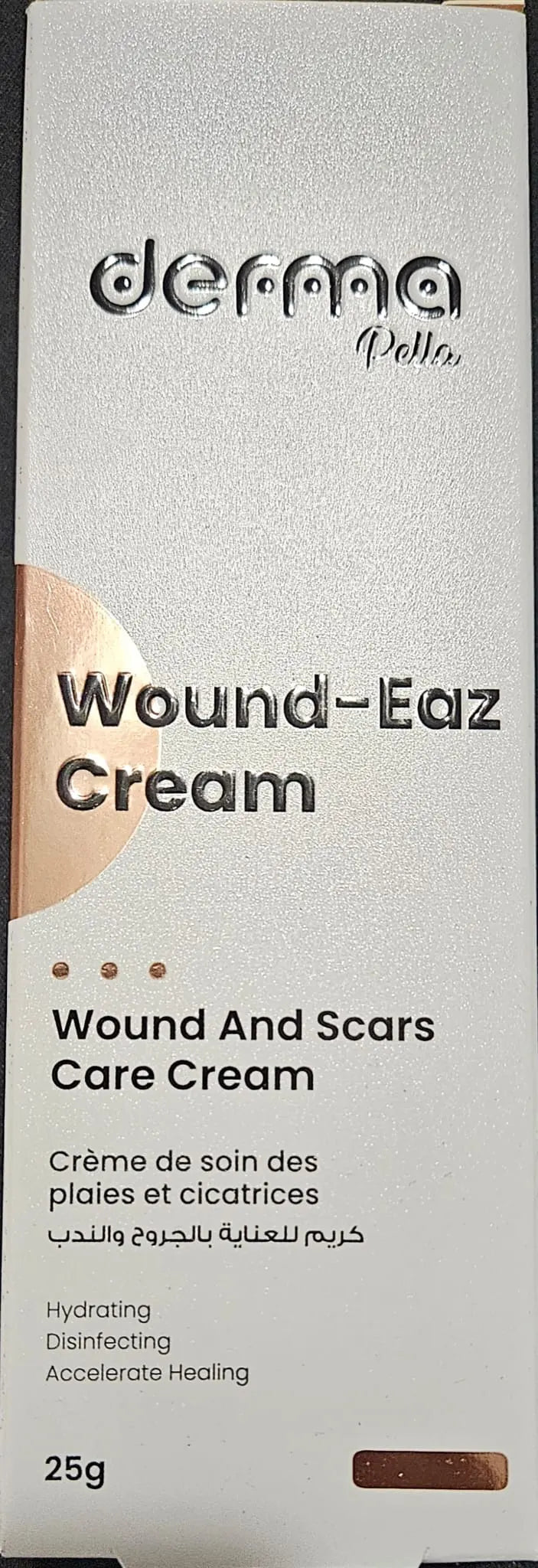 Derma Pella Scar-Fade Cream 25g - Wound-Eaz Formula for Fast Healing & Scar Reduction - Effective New Scar Care for Smooth Skin - Dermatologist-Recommended Derma Pella