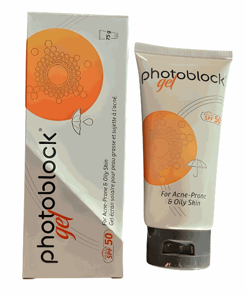 Derma Pella Photoblock Gel SPF50 - Oil-Free Sun Protection for Acne-Prone Skin, 75g / 2.65oz, Non-Greasy Formula Derma Pella