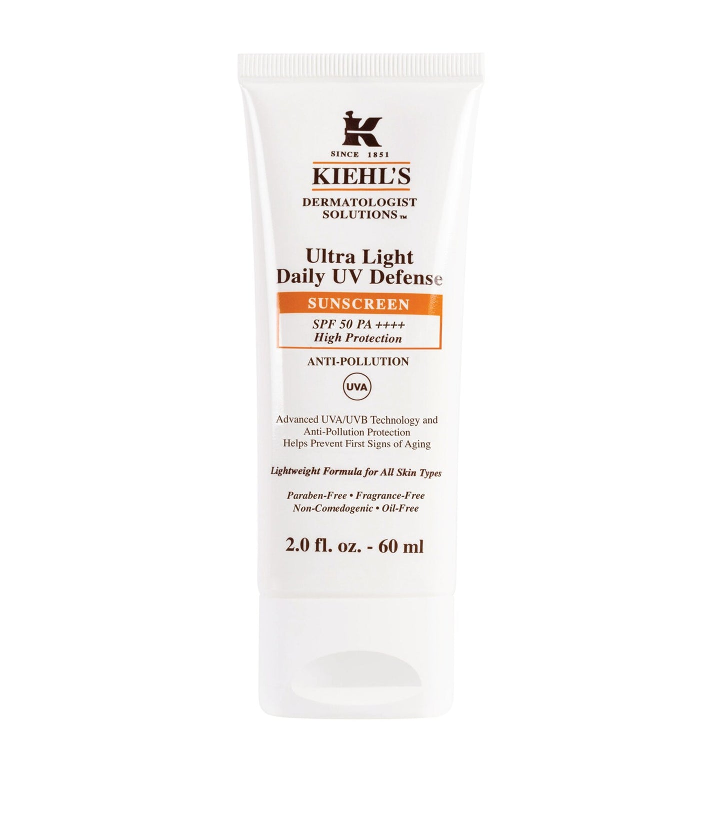 Kiehls - Ultra Light Daily UV Defense SPF 50 PA +++(60ml/2oz) Y Pay More