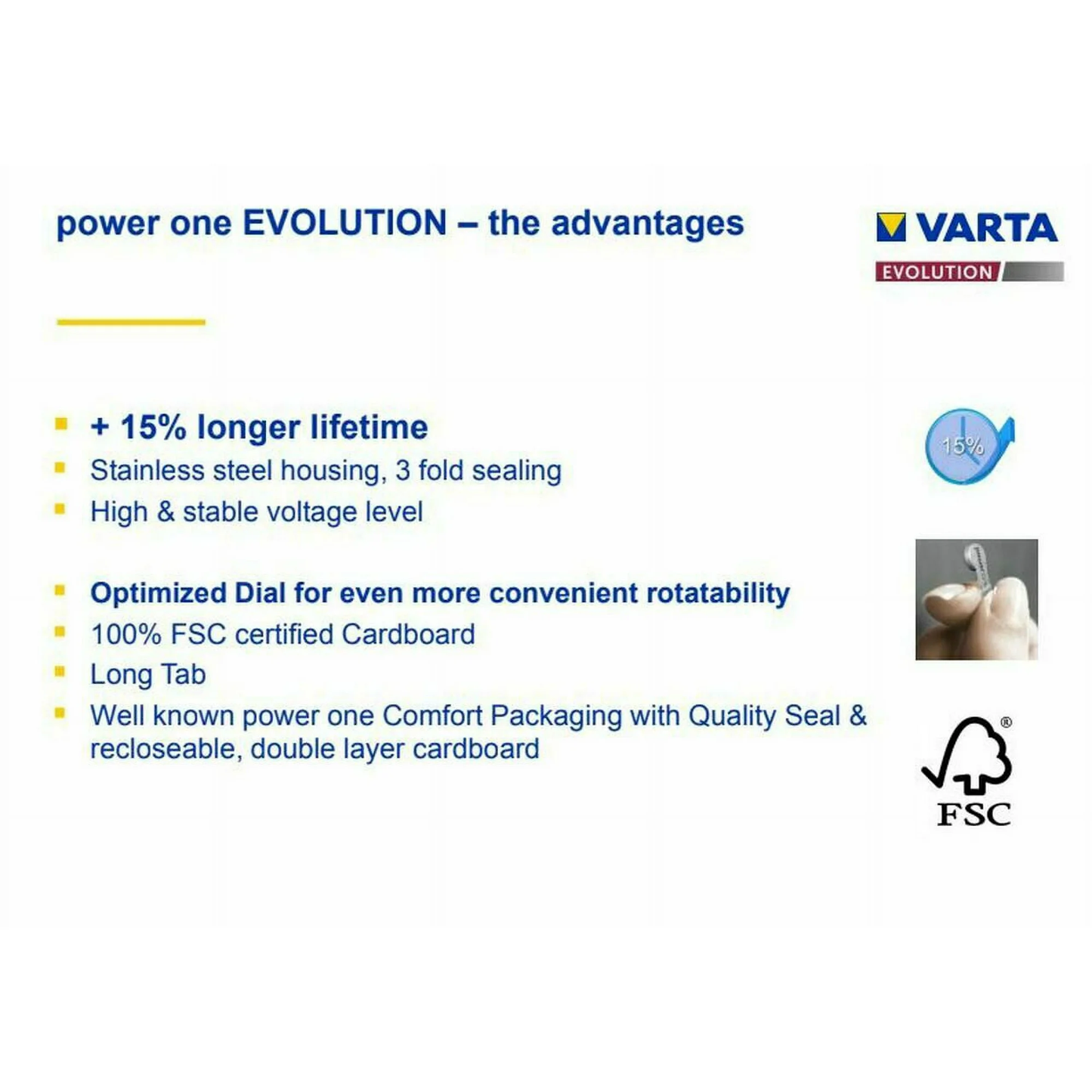 Power One Evolution 675 Hearing Aid Batteries 1.45V (6-Pack) Battery | Clearance