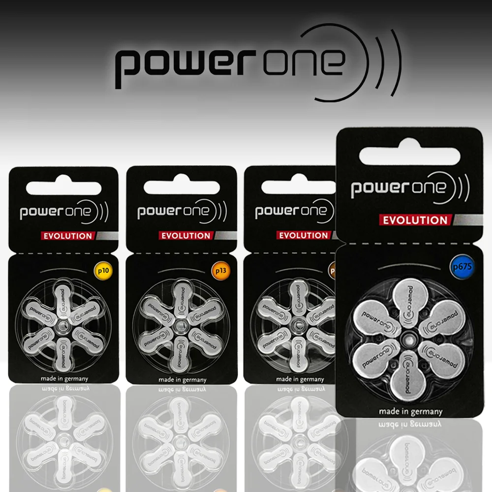 Power One Evolution 675 Hearing Aid Batteries 1.45V (6-Pack) Battery | Clearance
