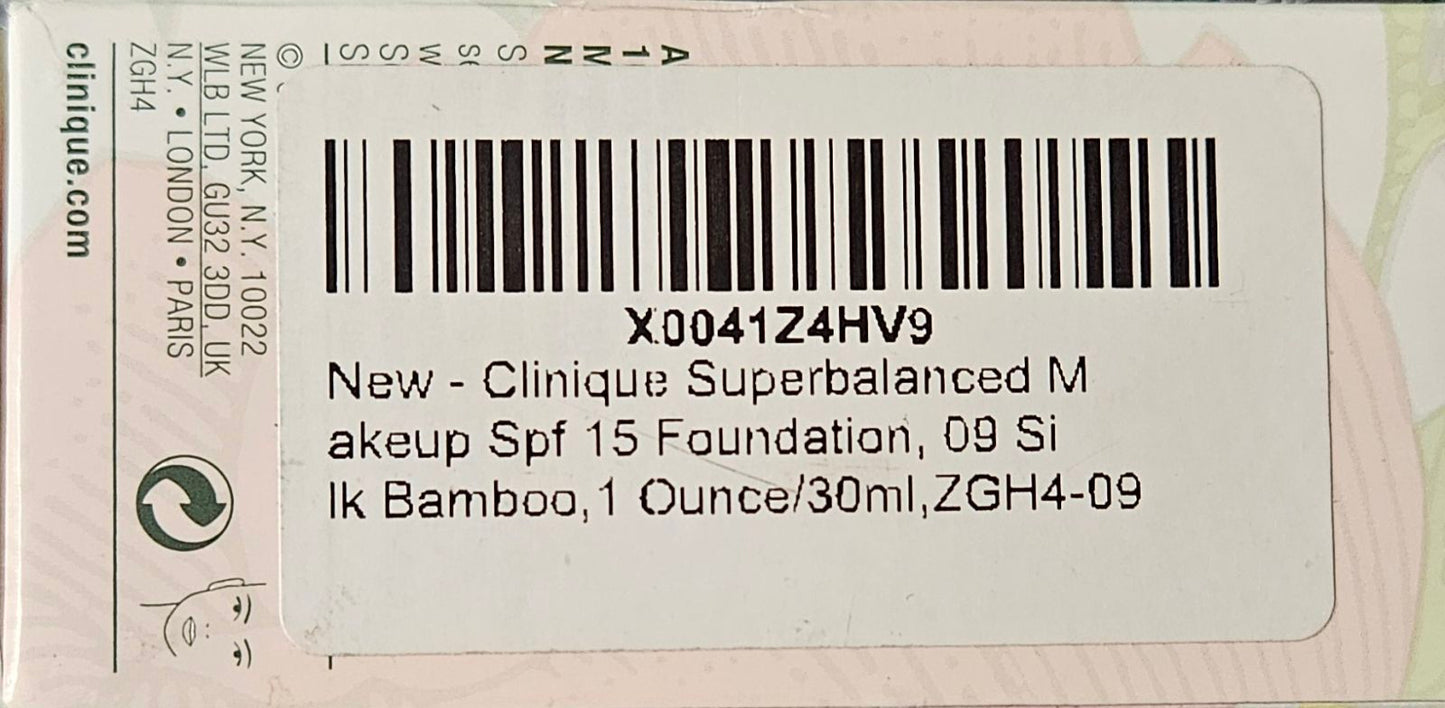 Clinique Super Balanced silk makeup broad spectrum SPF 15 - Bamboo 09 (Pack 2) Y Pay More