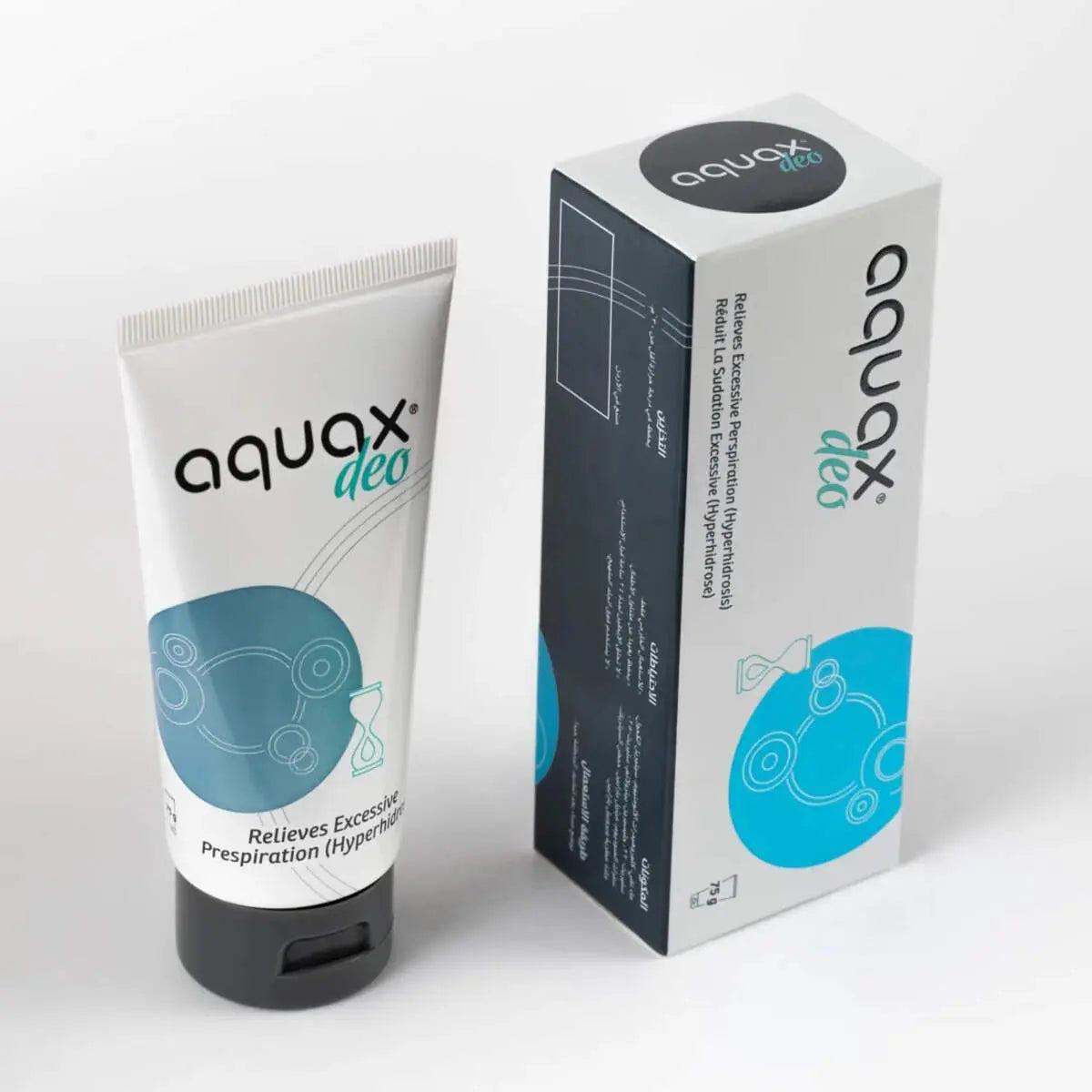 Derma Pella Aquax Deo Anti-Perspirant Cream 75g - Stay Fresh All Day - Odor Control, Sweat Protection - Deodorant Cream Gentle Formula Derma Pella
