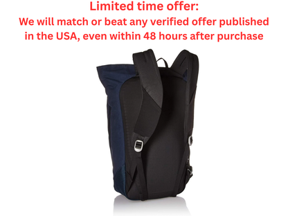 Large Dark Blue Daypack with Laptop Sleeve & Anti-Theft - Best Clearance Sale Y Pay More