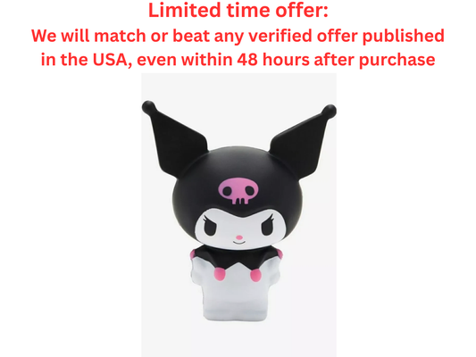 Kuromi Sanrio Standing Squishy Doll 5” Hot Topic Toy | Best Clearance Sale Sanrio  