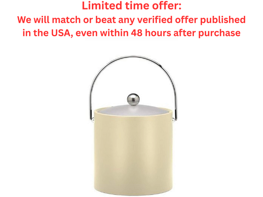 Kraftware Bartenders Choice 3-Quart Ivory Ice Bucket | Best Clearance Sale Y Pay More
