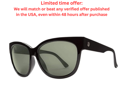 Electric Danger Cat Gloss Black/OHM Polarized Itallian Sunglasses - Clearance Sale Y Pay More