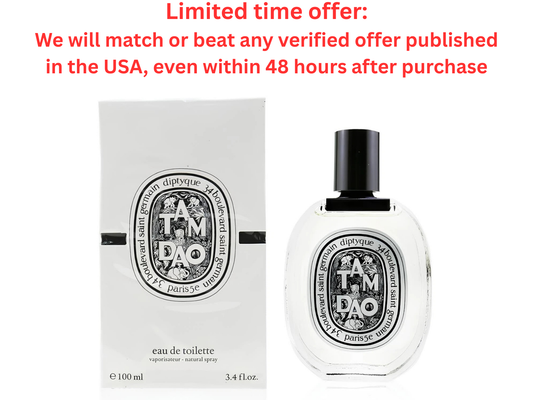 Diptyque Tam Dao Eau De Toilette Spray 3.4oz Floral Musk Clearance Y Pay More
