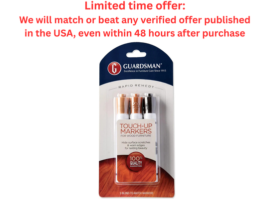 Guardsman Wood Furniture Markers, Scratch Repair Kit, 3 Colors | Clearance Sale Guardsman