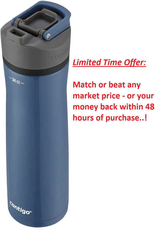 Contigo Cortland Chill 24oz Steel Water Bottle AUTOSEAL - Best Clearance Sale Contigo