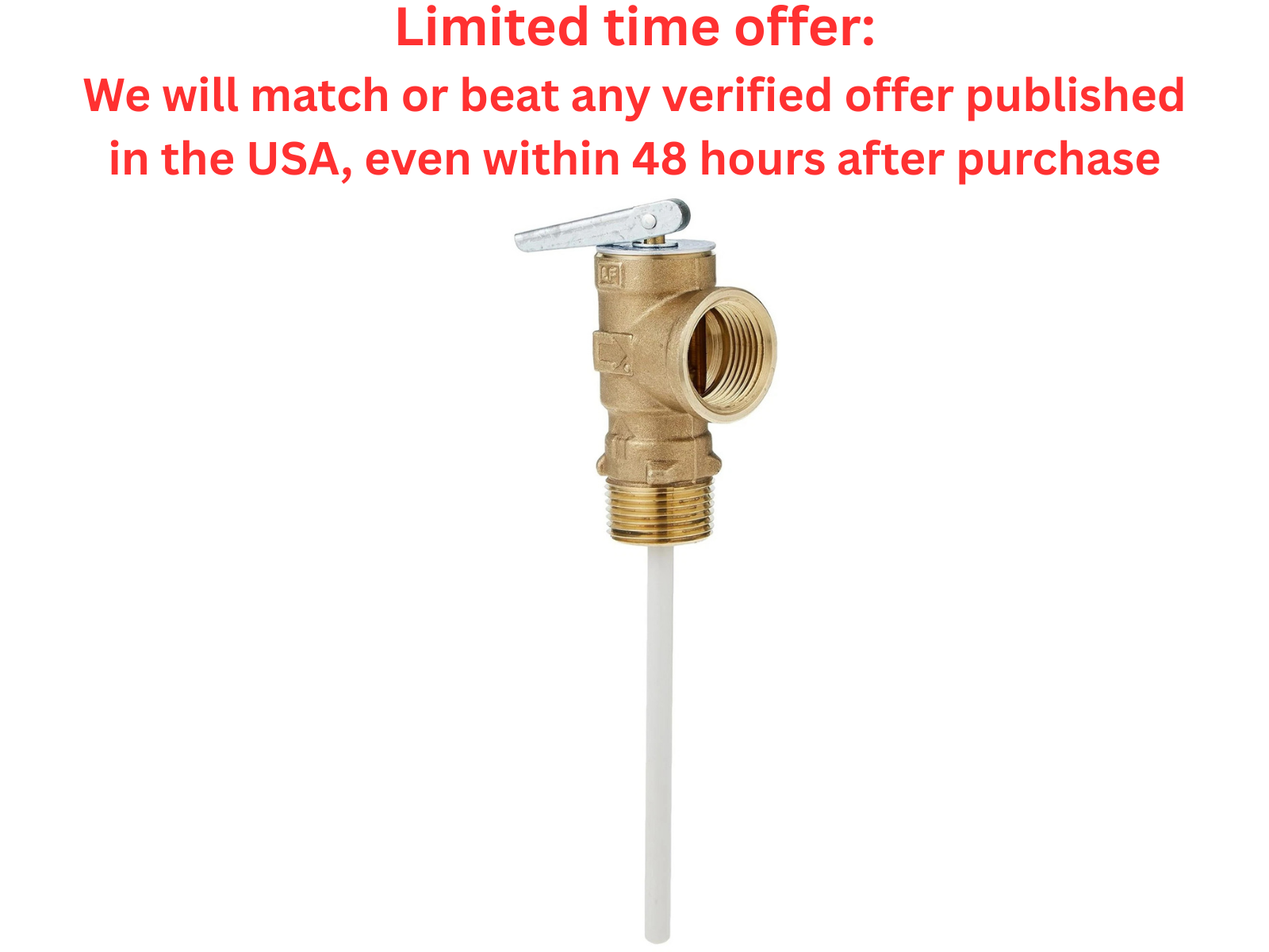 Watts 3/4" Bronze Temperature & Pressure Relief Safety Valve | Clearance Sale Watts Store