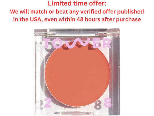 Tower 28 Beach Cream Blush Sun Kissed | Cheeks & Lips | Best Clearance Sale Tower 28