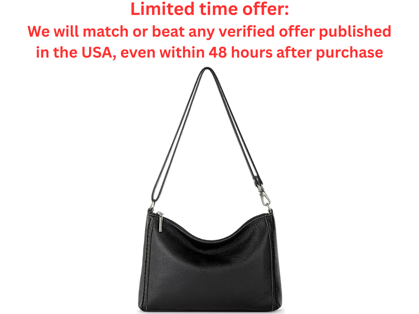 The Sak Black Lumi & Convertible Leather Crossbody Bag - Best Clearance Sale Sak