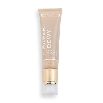 Makeup Revolution, Superdewy Tinted Moisturiser, Light Coverage, Dewy Finish, Medium, 1.85 fl. Oz. Y Pay More