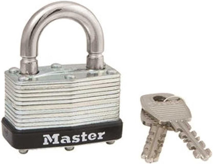 MasterLock 500KABRK Breakaway Shackle Laminated Steel Padlock Y Pay More