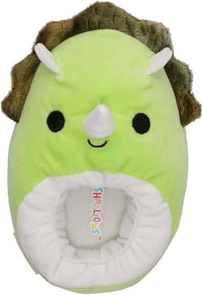 Squishmallows KellyToy Kids Slippers Plush (Danny Dino (Size 4/5)) Y Pay More