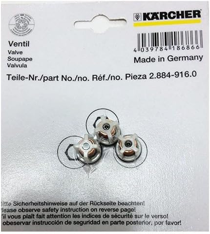 Karcher 2.884-916.0 Karcher Pressure Check Valve - Set Of 3 Valves #4.580-371.0 2.884-916.0 Y Pay More