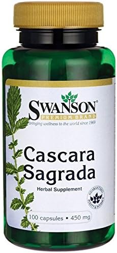 Swanson Cascara Sagrada - Herbal Supplement Promoting Colon Care & Overall Digestive Health - Soothes The GI Tract & Supports Regular Bowel Movements - (100 Capsules 450mg Each) Y Pay More