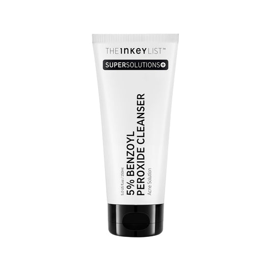 The INKEY List SuperSolutions Benzoyl Peroxide 5% Face Wash, Non-Drying Cleanser with Glycerin & Hyaluronic Acid, Helps with Blemishes and Moisture, 5.07 fl oz Y Pay More