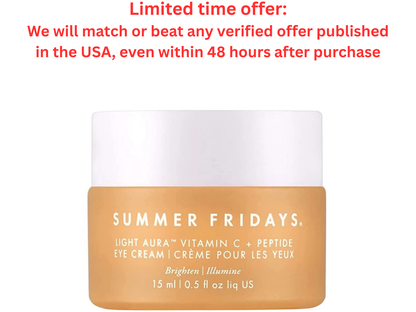 Summer Fridays Vitamin C+ Eye Cream – Illuminating & Hydrating | Clearance Sale Summer Fridays