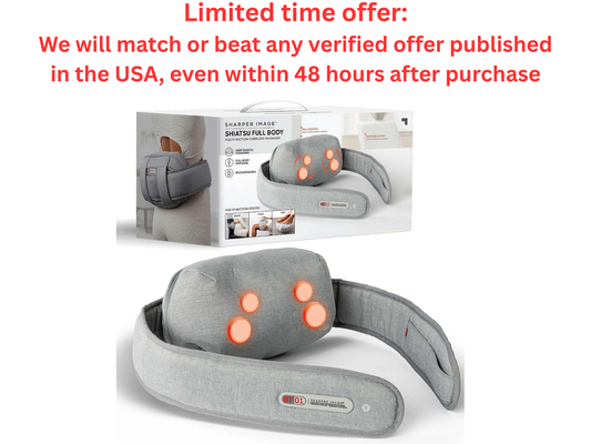 Sharper Image Body Massager Heat & Straps – Relaxation | Best Clearance Sale Sharper Image