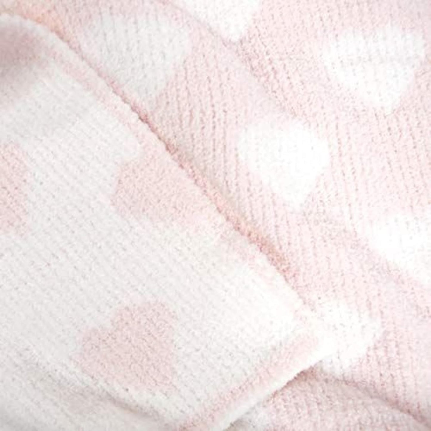 Tadpoles Ultra Soft Reversible Chenille Baby Blanket - Hearts Pink | 30" x 40" | Made of 100% Microfiber Polyester | Soft, Gentle & Hypoallergenic | Ideal as a Swaddle, Receiving Blanket & More Y Pay More