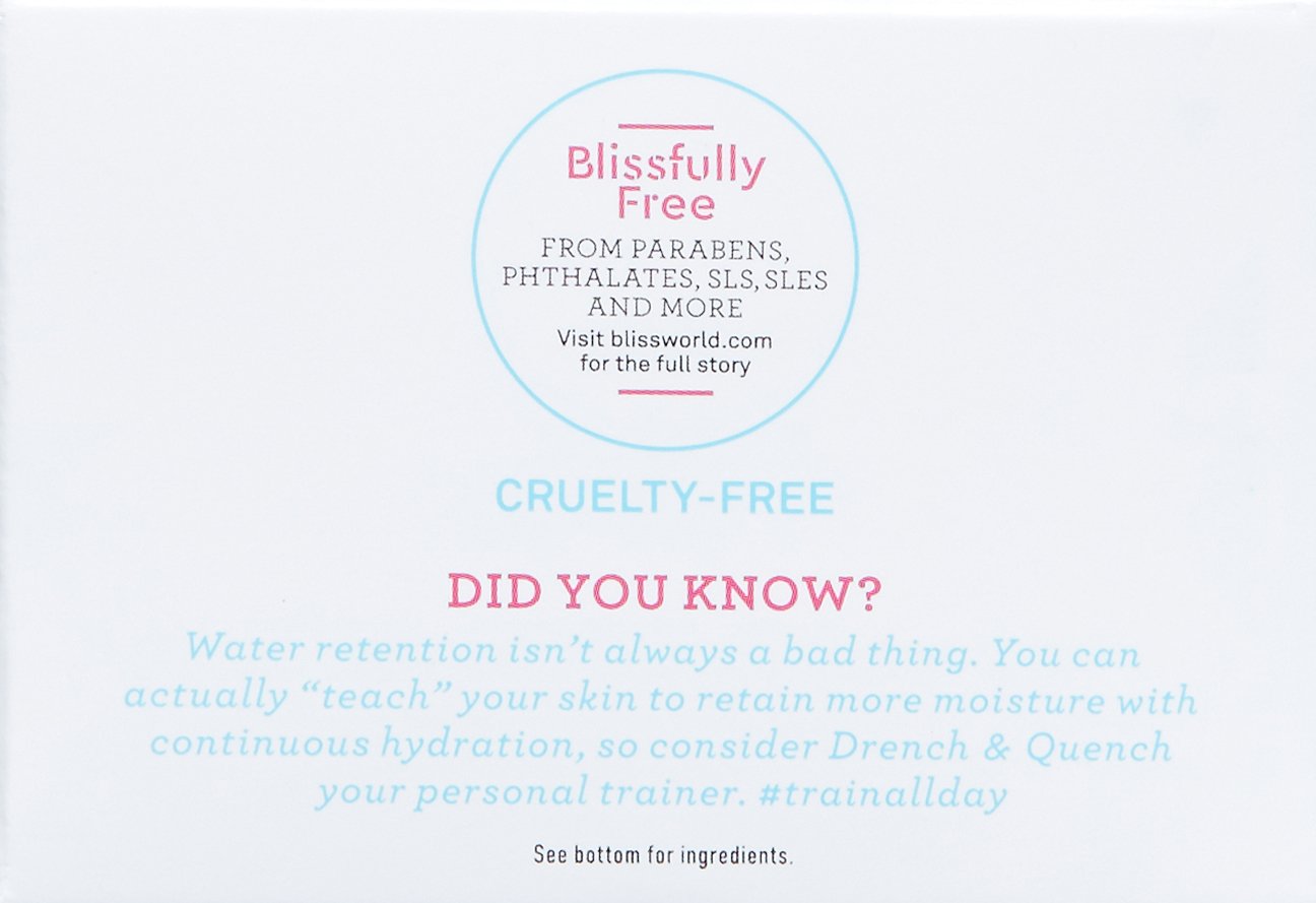 bliss Drench and Quench Cream-To-Water Daily Moisturizer and Hydrating Skin Cream for Balancing and Brightening, Vegan Formula, 1.7 Ounce Y Pay More