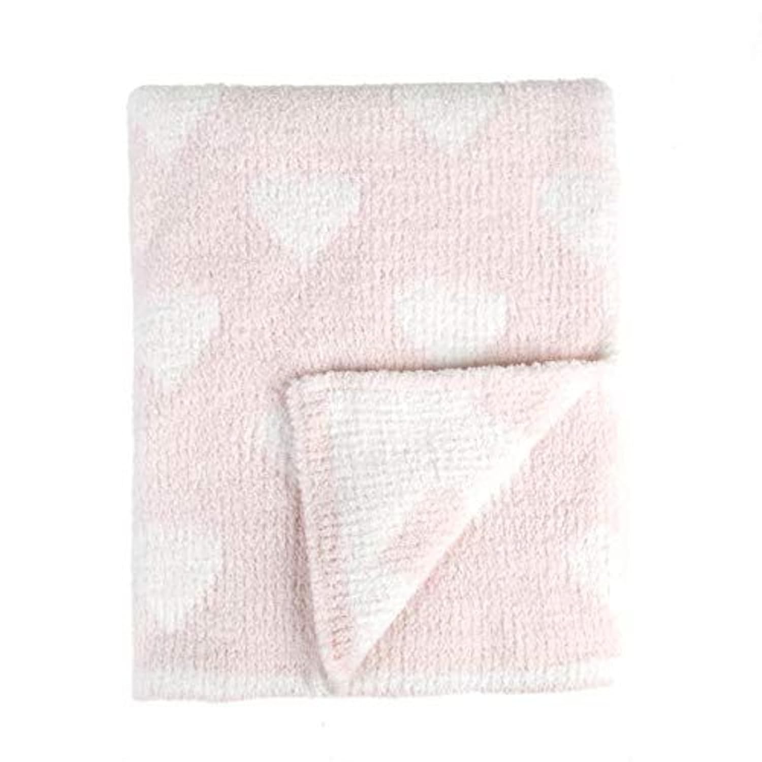 Tadpoles Ultra Soft Reversible Chenille Baby Blanket - Hearts Pink | 30" x 40" | Made of 100% Microfiber Polyester | Soft, Gentle & Hypoallergenic | Ideal as a Swaddle, Receiving Blanket & More Y Pay More