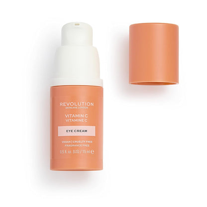 Revolution Skincare Vitamin C Brightening Eye Cream, Reduce Dark Circles, Illuminate & Hydrate The Under Eye,Vegan & Cruelty Free, 0.5fl.oz/15ml Y Pay More