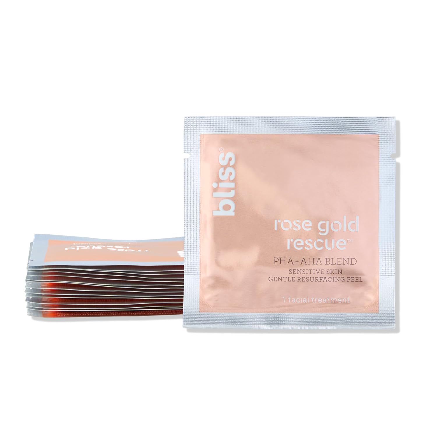 Bliss Rose Gold Rescue Daily Peel – Smooth Skin, Wrinkles, For Memorial Day Sale Bliss