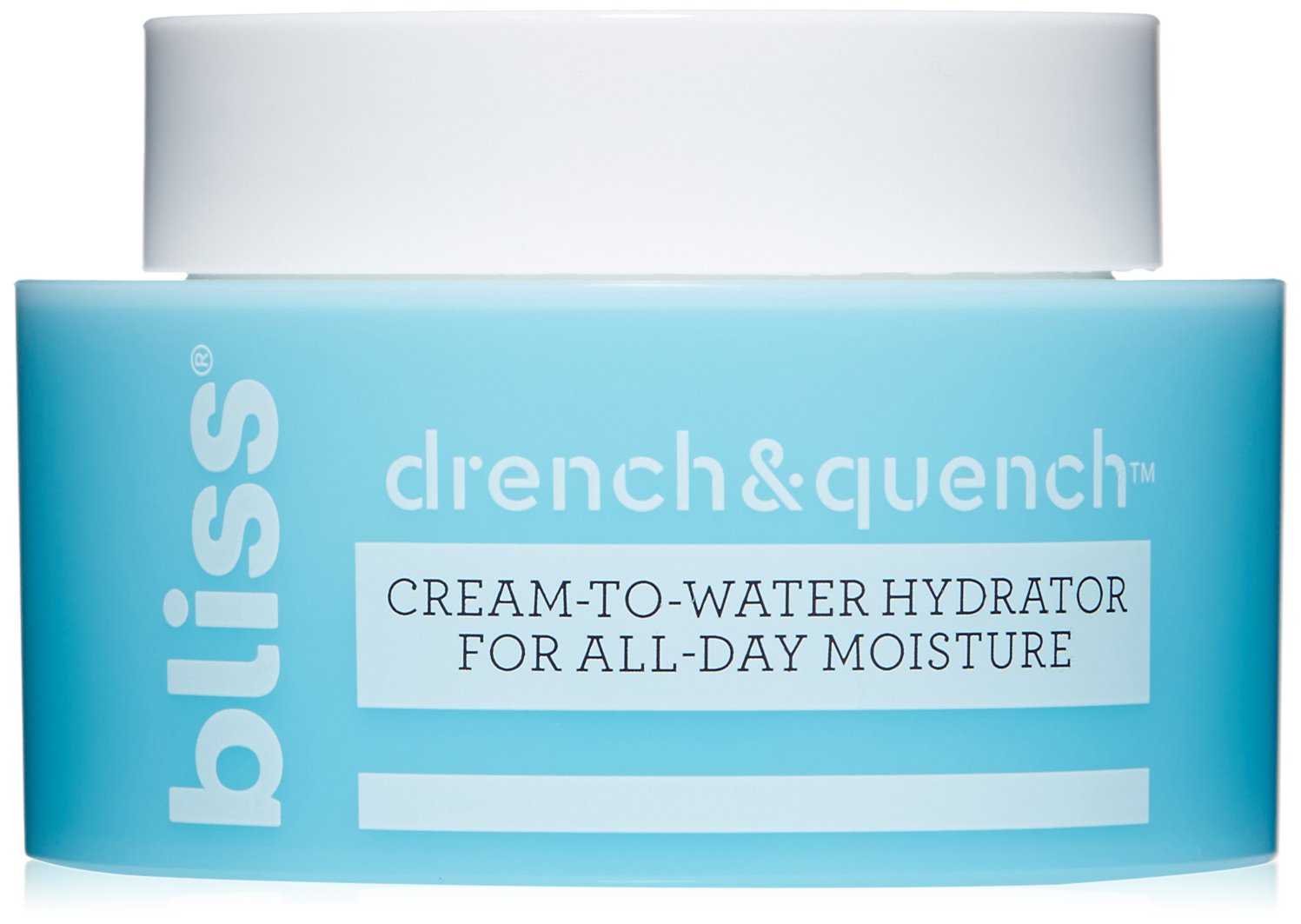 bliss Drench and Quench Cream-To-Water Daily Moisturizer and Hydrating Skin Cream for Balancing and Brightening, Vegan Formula, 1.7 Ounce Y Pay More