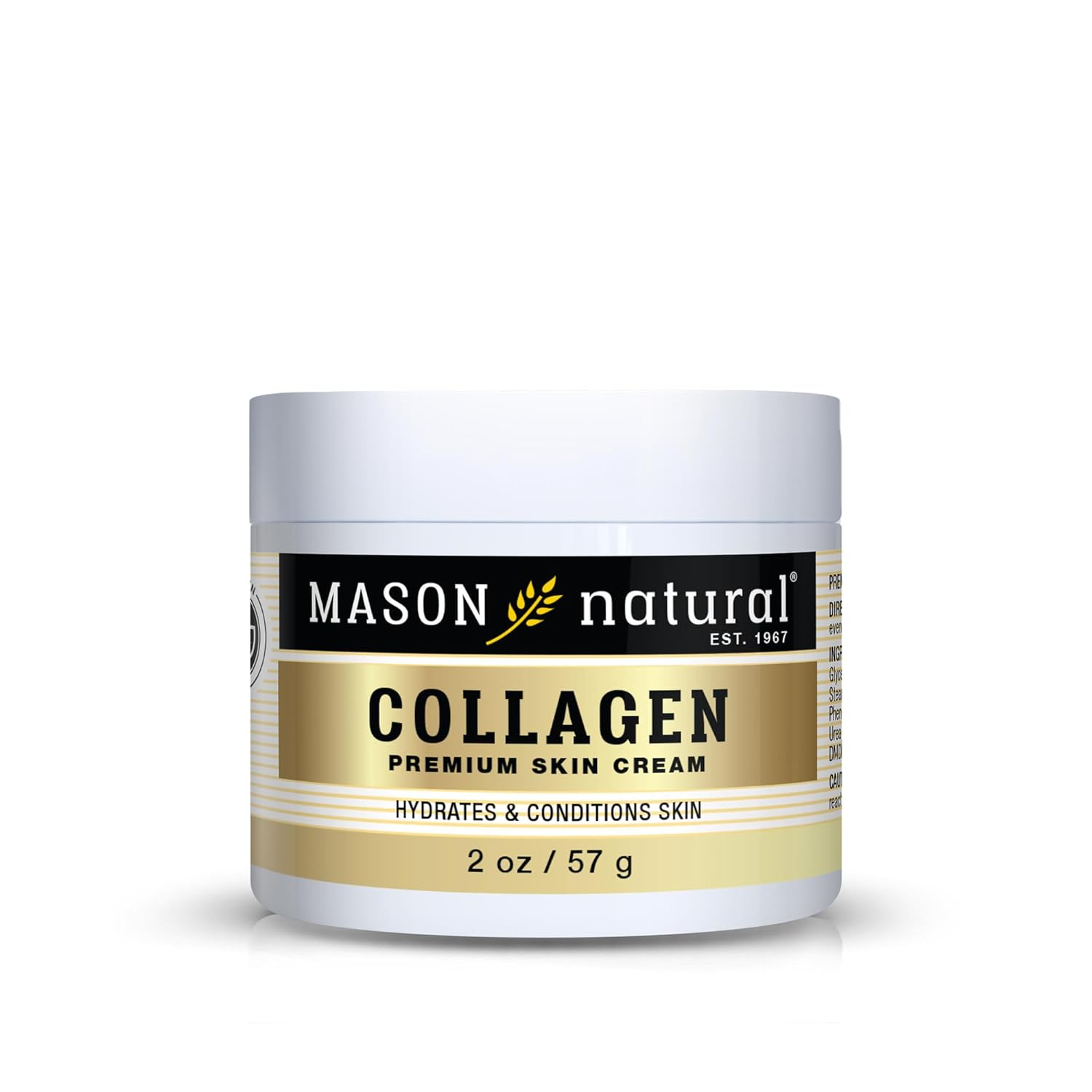 MASON NATURAL Collagen Premium Skin Cream, Women’s Anti-Aging Face & Body Daily Moisturizer for Hydration & Firmness, Pear Scent, 2 oz Y Pay More