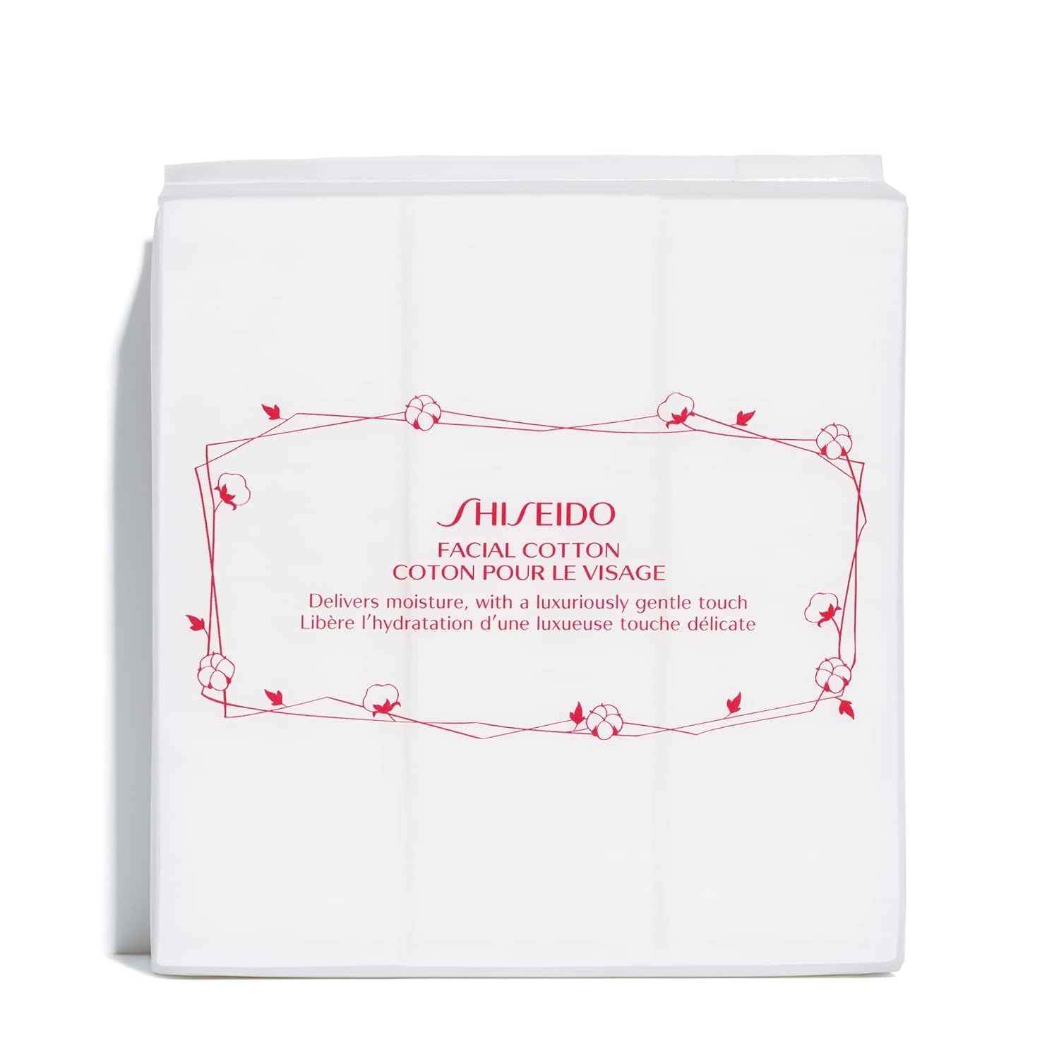 Shiseido Facial Cotton Pads - Includes 165 Squares - For Softener Application & Makeup Removal - 100% Natural, Super Soft Y Pay More