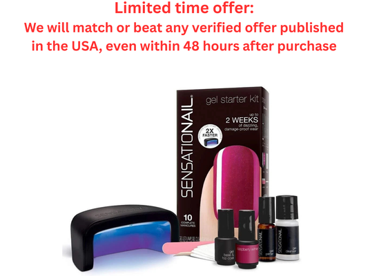 SensatioNail Starter Kit – Raspberry Wine Red, 10 Manicures |Best Clearance Sale SensatioNail
