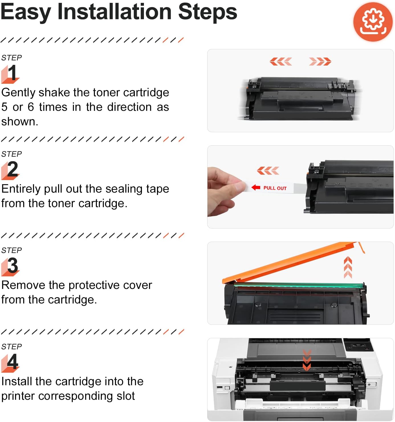 v4ink 58X CF258X High Yield Toner Cartridge Black ( With Chip) Compatible Replacement for HP CF258X 58X 58A Toner for HP Pro M404dn M404n M404dw MFP M428fdn M428fdw M428dw M406dn M430f Printer, 2 Pack Y Pay More