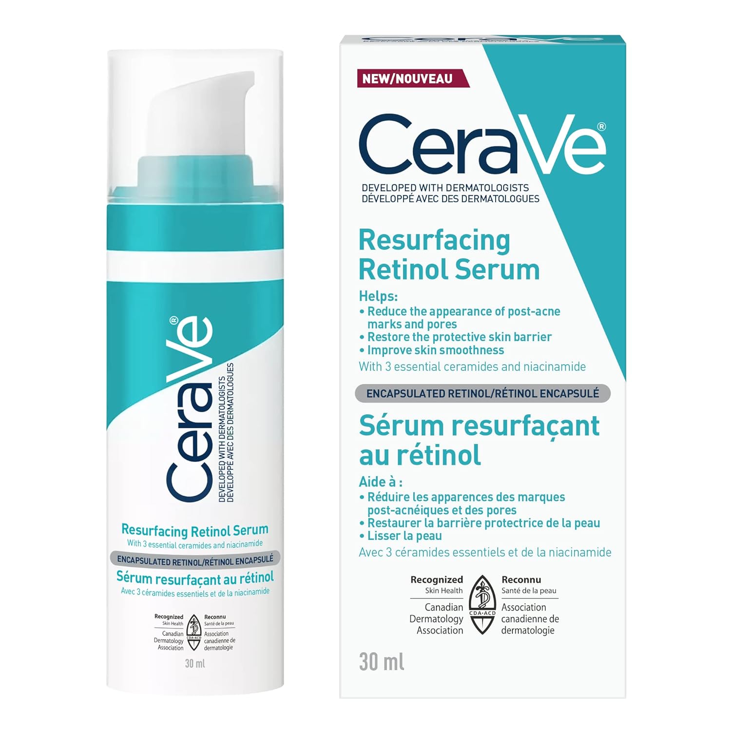 CeraVe Retinol Serum – Licorice Root & Niacinamide, 1 fl.oz, Mother's Day Gift CeraVe