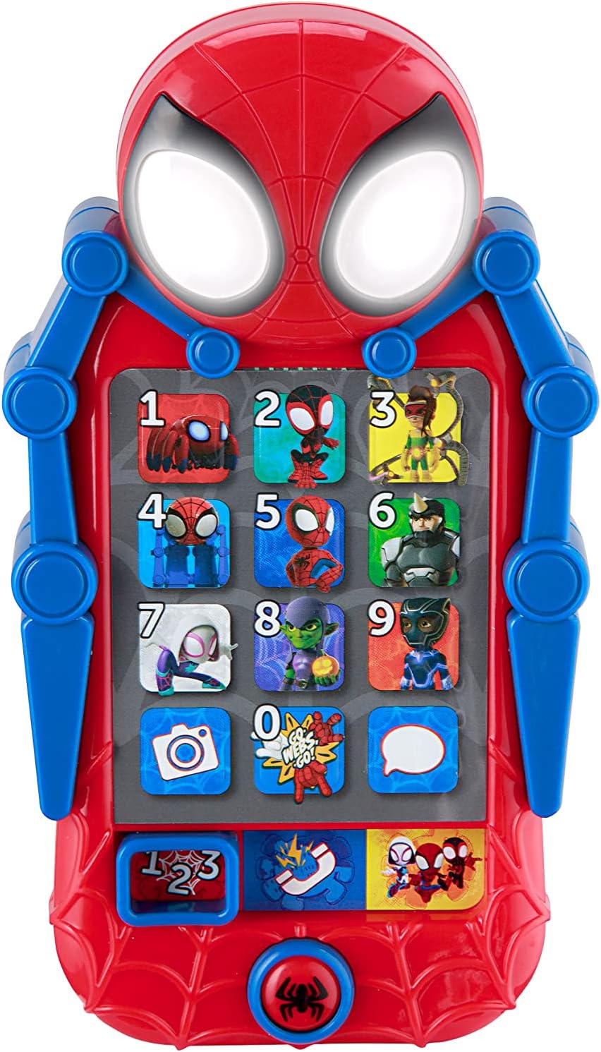 eKids Spidey and His Amazing Friends Toy Phone with Built-in Games and Sound Effects for Kids Aged 3 and Up Y Pay More