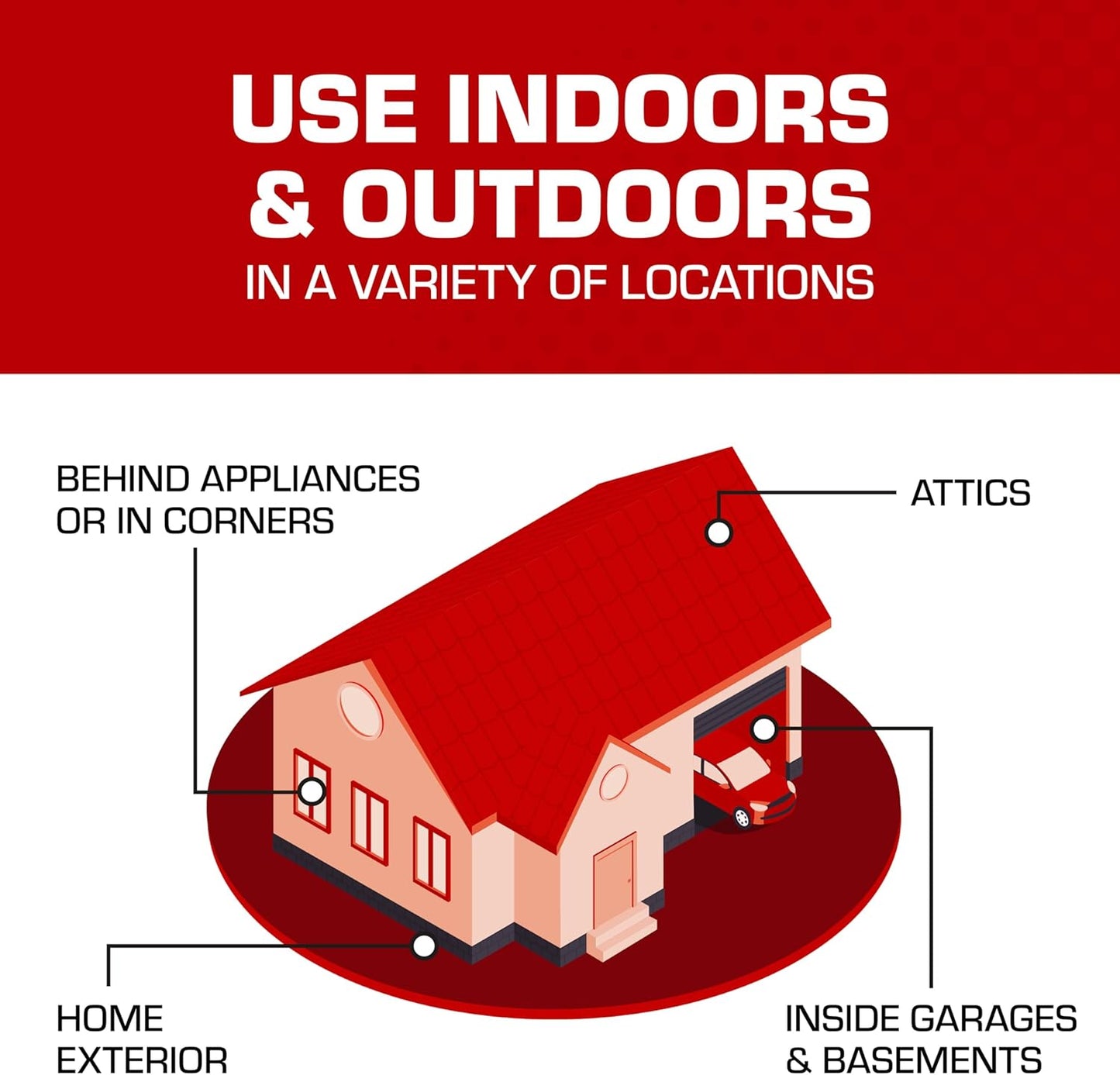Tomcat Disposable Mouse Killer, Child-Resistant - 4 Stations - Independence Day Tomcat