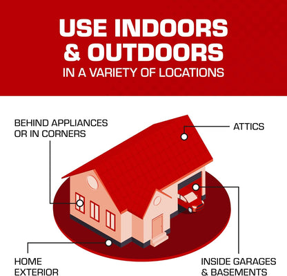 Tomcat Disposable Mouse Killer, Child-Resistant - 4 Stations - Independence Day Tomcat